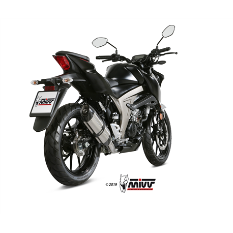 SUZUKI GSX-S 125 2017 SUONO INOX COPA CARBONO LINEA COMPLETA 1x1