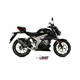 SUZUKI GSX-S 125 2017 SUONO ALUMINIO NEGRO LINEA COMPLETA 1x1