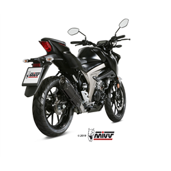 SUZUKI GSX-R 125 2017 SUONO ALUMINIO NEGRO LINEA COMPLETA 1x1