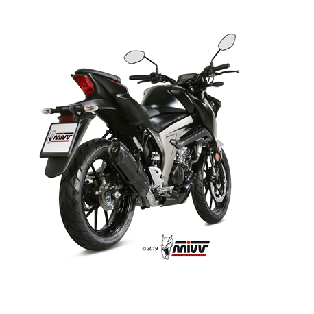 SUZUKI GSX-R 125 2017 SUONO ALUMINIO NEGRO LINEA COMPLETA 1x1