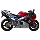 YAMAHA YZF 1000 R1 1998 2001 OVAL CARBONO