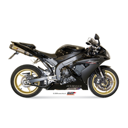 YAMAHA YZF 1000 R1 2004 2006 SUONO INOX COPA CARBONO 2 SILENCIOSOS