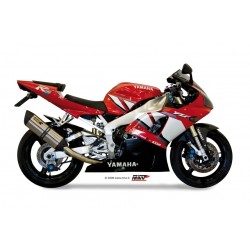 YAMAHA YZF 1000 R1 1998 2001 SUONO INOX COPA CARBONO