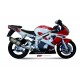 YAMAHA YZF 600 R6 1999 2002 SUONO INOX COPA CARBONO