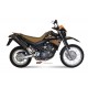 YAMAHA XT 660 X/R 2004 2016 SUONO ALUMINIO NEGRO 2 SILENCIOSOS