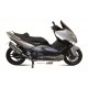 YAMAHA T-MAX 500 2008 2011 SUONO INOX COPA CARBONO LINEA COMPLETA 2x1