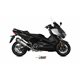 YAMAHA T-MAX 530 2017 OVAL TITANIO COPA CARBONO LINEA COMPLETA 2x1