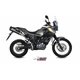 YAMAHA XT 660 Z 2008 2016 OVAL CARBONO COPA CARBONO 2 SILENCIOSOS