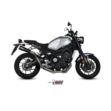 YAMAHA XSR 900 2016 GHIBLI INOX NERO CERAMICO LINEA COMPLETA 3x1