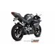 YAMAHA YZF R125 2014 2018 SUONO ALUMINIO NEGRO LINEA COMPLETA 1x1