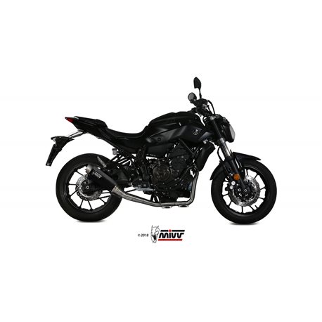 YAMAHA MT-07 2014 GP PRO ALUMINIO NEGRO LINEA COMPLETA 2x1