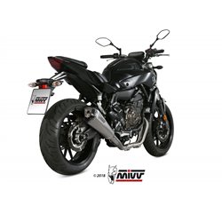 YAMAHA MT-07 2014 DELTA RACE INOX COPA CARBONO LINEA COMPLETA 2x1