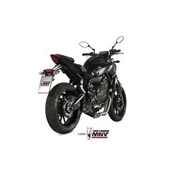 YAMAHA MT-07 2014 DELTA RACE ALUMINIO NEGRO LINEA COMPLETA 2x1