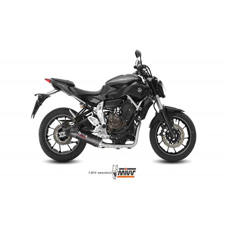 YAMAHA MT-07 2014 OVAL CARBONO COPA CARBONO LINEA COMPLETA 2x1