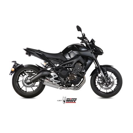 YAMAHA MT-09 2013 SUONO INOX COPA CARBONO LINEA COMPLETA 3x1