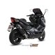 YAMAHA T-MAX 500 2008 2011 SPEED EDGE ALUMINIO NEGRO LINEA COMPLETA 2x1