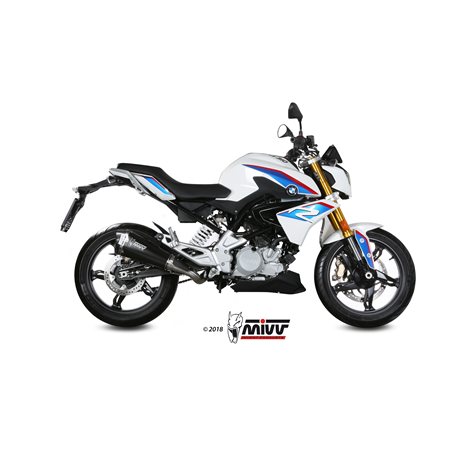 BMW G 310 R 2018 DELTA RACE ALUMINIO NEGRO LINEA COMPLETA 1x1