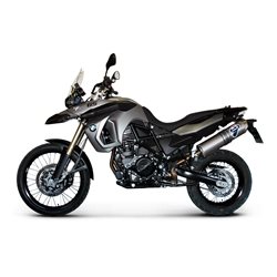 BMW F 800 // 650 GS 09-15 TUBO ESCAPE OVAL CARBON LOOK