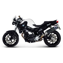 BMW F 800 R 10-12 TUBO ESCAPE OVAL CARBON LOOK