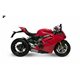 DUCATI PANIGALE V4 S,R 18-19 2 TUBOS SUPRESOR 4 SALIDAS TITANIUM 