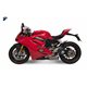 DUCATI PANIGALE V4 S,R 18-19 2 TUBOS SUPRESOR 4 SALIDAS TITANIUM 