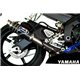 YAMAHA R6 06-19 TUBO ESCAPE ROUND CARBON