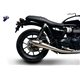 TRIUMPH STREET TWIN 16-19 2X1 STR CONICAL STAINLESS STEEL