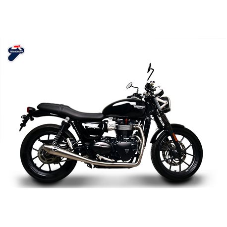 TRIUMPH STREET TWIN 16-19 2X1 STR CONICAL STAINLESS STEEL