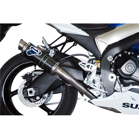 SUZUKI GSX-R 1000 09-11 TUBO ESCAPE ROUND CARBON