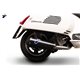 PIAGGIO VESPA 250/300 08-18 TUBO ESCAPE CONICAL BLACK S.STEEL