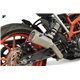 KTM DUKE 390 17-19 TUBO ESCAPE STAINLESS STEEL