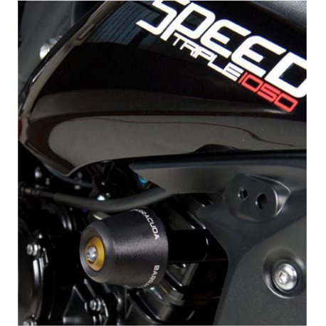 TRIUMPH SPEED TRIPLE 11-15 PROTECTORES TOPES ANTICAIDAS BARRACUDA