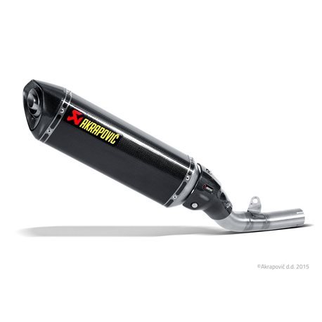 KAWASAKI Z 800 E VERSION MUFFLER SHAPE 1 AKRAPOVIC