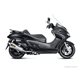 YAMAHA MAJESTY S 125 POLISHED AKRAPOVIC