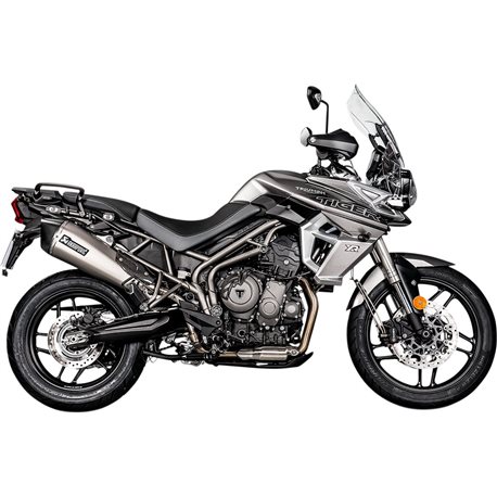 TRIUMPH TIGER 800 XC ABS SILVER AKRAPOVIC