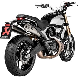 DUCATI SCRAMBLER 1100 ABS SILVER AKRAPOVIC