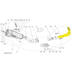 YAMAHA XP 530 T-MAX ABS T-MAX 2-INTO-1 SYSTEM AKRAPOVIC