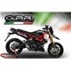 APRILIA DORSODURO 750 2008/16 DOBLE ESCAPE RACING Y TUBO DE CONEXIÓN FURORE NERO