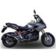 APRILIA CAPONORD 1200 2013/15 ESCAPE HOMOLOGADO Y TUBO DE CONEXIÓN FURORE NERO