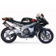 APRILIA RSV 1000 R FACTORY 2006/10 ESCAPE HOMOLOGADO CATALIZADO CON TUBO DE CONEXIÓN GPE ANN. TITAIUM