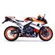 HONDA CBR 600 RR 2007/16 ESCAPE COMPLETO HOMOLOGADO TIBURON TITANIUM