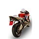 HONDA CBR 600 RR 2007/16 LÍNEA COMPLETA RACING DEEPTONE INOX