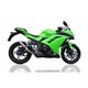 KAWASAKI NINJA 300 R 2012/16 E3 ESCAPE COMPLETO HOMOLOGADO DEEPTONE INOX