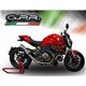 DUCATI MONSTER 1200 S/R 2014/16 ESCAPE HOMOLOGADO Y TUBO DE CONEXIÓN POWERCONE EVO