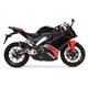 DERBI GPR 125 2009/10 GHOST LINE ESCAPE COMPLETO HOMOLOGADO ALLUMINIO GHOST