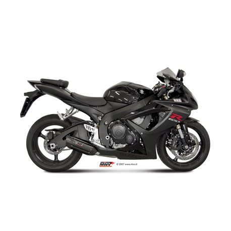 SUZUKI GSX-R 600 2006 2007 SUONO ALUMINIO NEGRO