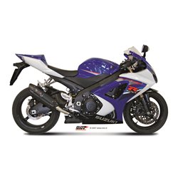 SUZUKI GSX-R 1000 2007 2008 SUONO ALUMINIO NEGRO 2 SILENCIOSOS