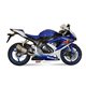 SUZUKI GSX-R 600 2008 2010 SUONO INOX COPA CARBONO