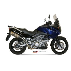 SUZUKI DL V-STROM 1000 2002 2013 SUONO INOX COPA CARBONO 2 SILENCIOSOS