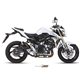 SUZUKI GSR 750 2011 2016 DOUBLE GUN ALUMINIO NEGRO